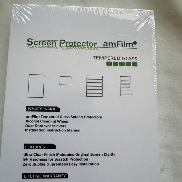 NWT amFilm Nintendo Switch Tempered Glass Screen Protector Compatible 7'' (2021) - Picture 8 of 14
